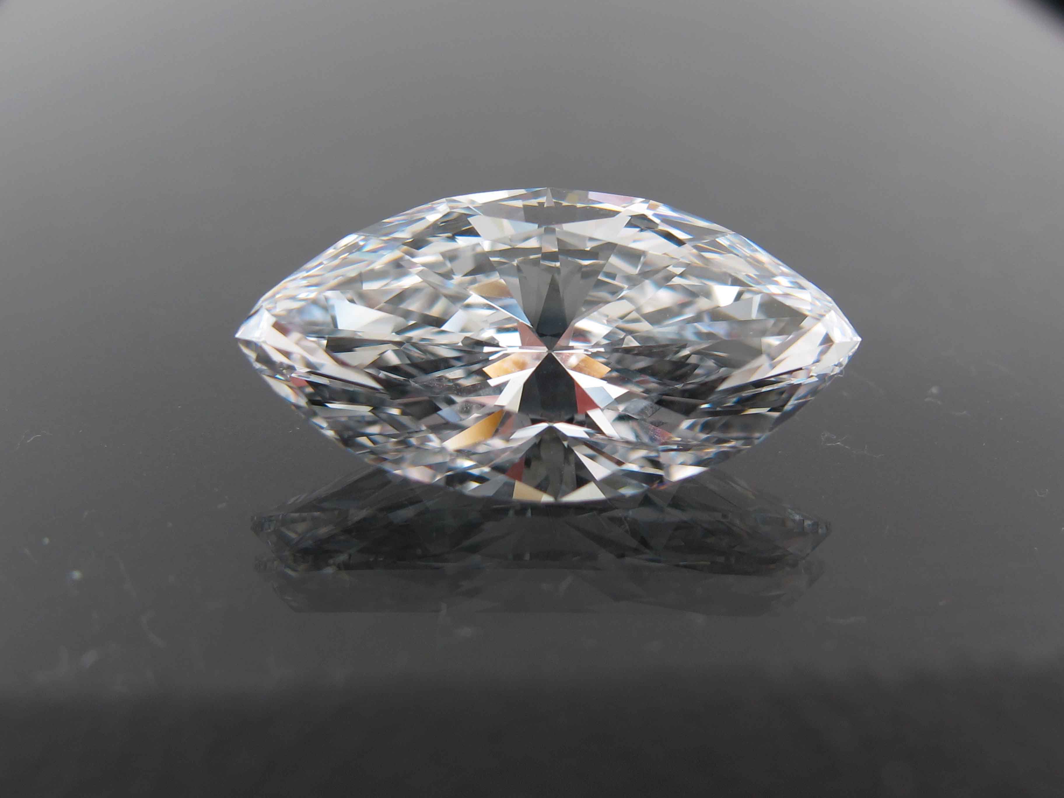 5.22 Carat - Marquise Cut Loose Diamond, IF Clarity, D Color, Excellent Cut