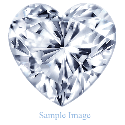 0.70 Carat - HEART Cut Loose Diamond, VVS2 Clarity, E Color, Good Cut