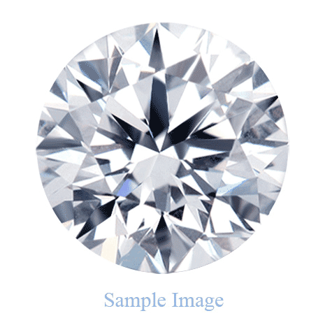 0.11 Carat - Round Cut Loose Diamond, VVS2 Clarity, E Color, Excellent Cut